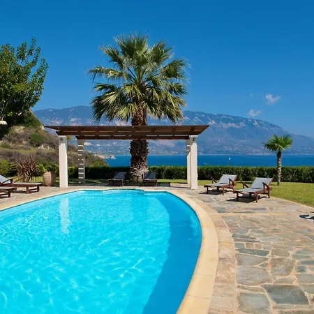 Willa Kefalonia Sleeps 6 With Pool Air Con And Wifi Kefalonia Island